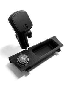 BMW E30 Center Console Phone Mount and Dual USB Charger (Scosche XL Magic Mount)