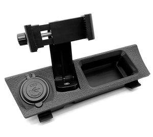 BMW E30 Center Console Phone Mount and Dual USB Charger (Universal Clamp)