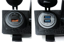 Load image into Gallery viewer, BMW E30 Center Console Phone Mount and Dual USB Charger (Universal Clamp)