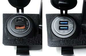BMW E30 Center Console Dual QC USB